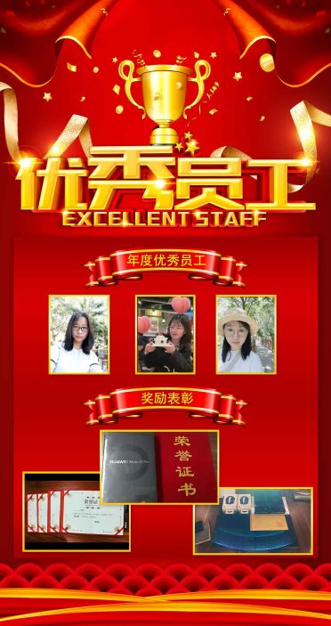 年度优秀员工表彰 年度优秀员工表彰